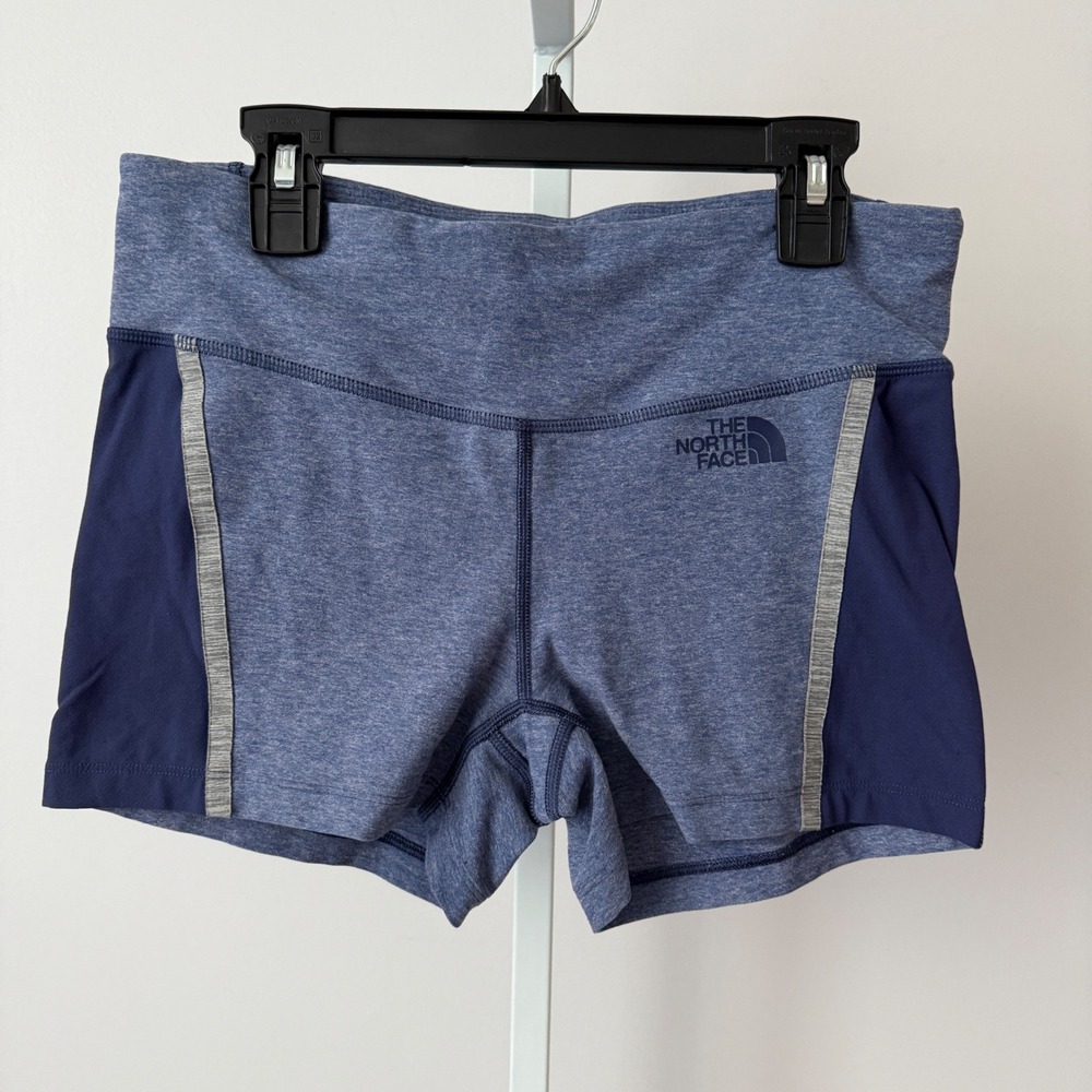 The North Face sz M Blue‎ Athletic Short Shorts Activewear Athleisure Running